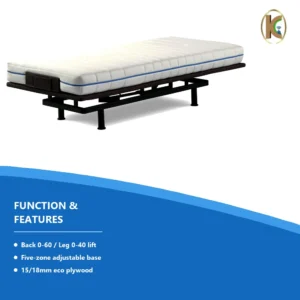 KD005-A1 Adjustable Bed Base – Five-Zone Electric Frame, 2000×900