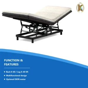 KD008-A1 Multifunctional Electric Bed Frame – 2000×900, OKIN Optional